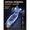 image:imagebesrey Scooter for Kids Age 310 3 Wheel BatteryFree Lightup ScooterDark Blue