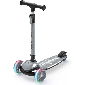 image:imagebesrey Scooter for Kids Age 310 3 Wheel BatteryFree Lightup ScooterGrey